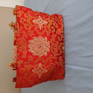 Croft & Barrow Elegant Red and Gold Women's Tote Bag